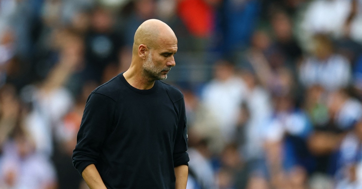 Pep Guardiola không thèm bắt tay HLV Brighton sau trận thua
