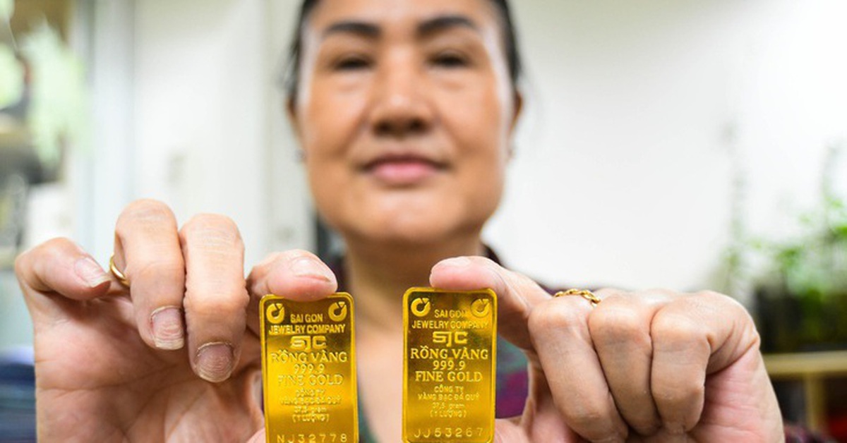 Giá vàng miếng SJC giảm nửa triệu đồng/lượng