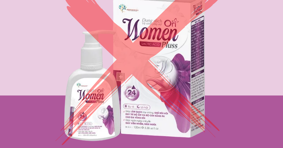 Lại phát hiện lô dung dịch vệ sinh phụ nữ vi phạm quy định về chất lượng