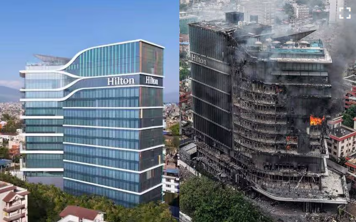 Khách sạn cao nhất Nepal bị thiêu rụi trong biển lửa