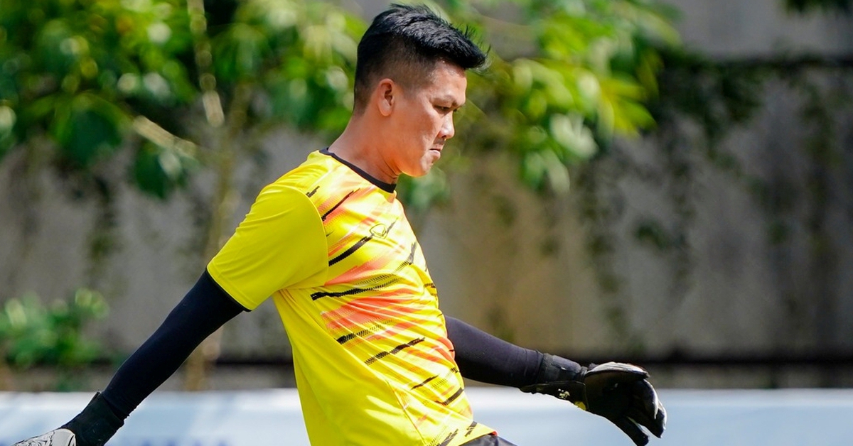 Thủ môn Lê Văn Hưng xuất sắc trước chấm 11m ở Cúp quốc gia