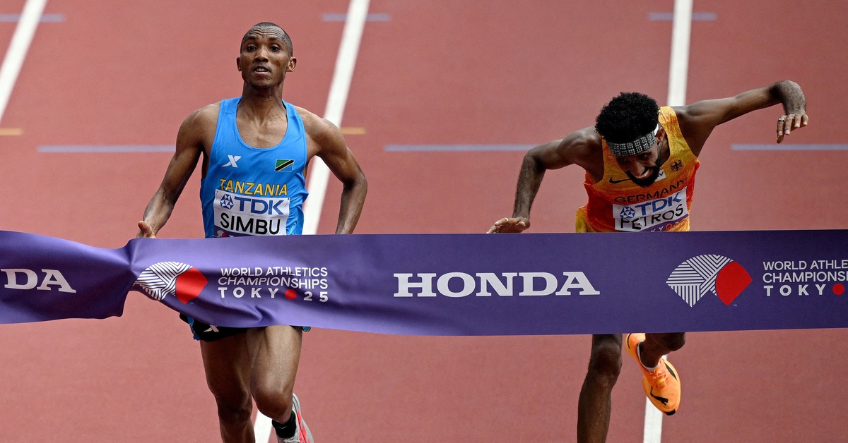 Giải điền kinh vô địch thế giới 2025: Hai VĐV marathon nam cán đích cùng lúc