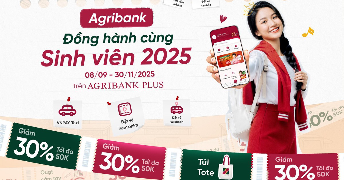 Agribank đồng hành cùng sinh viên năm 2025