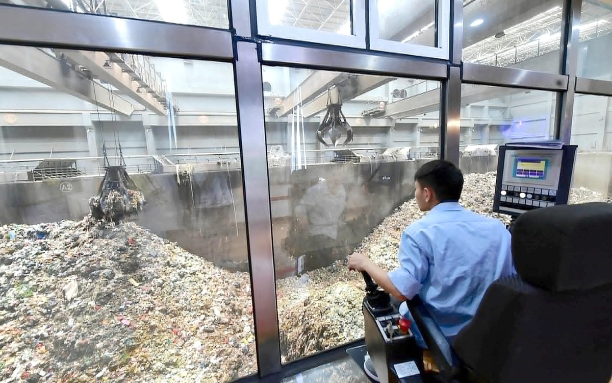 Trung Quốc thừa nhà máy đốt rác phát điện