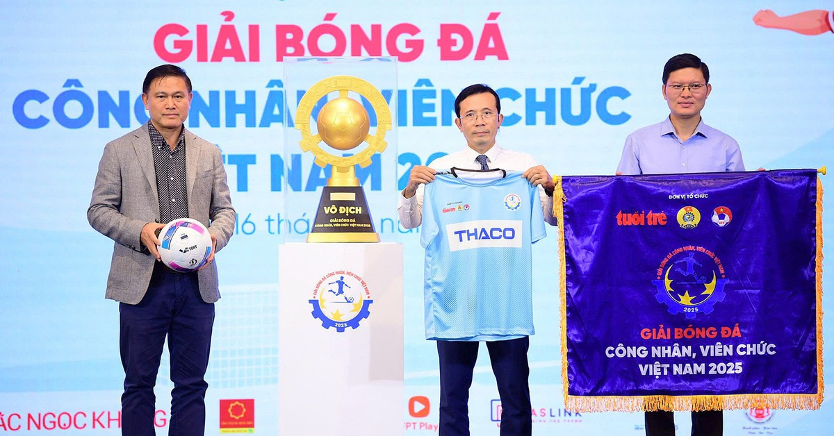 Giải bóng đá công nhân, viên chức Việt Nam 2025: Chờ một mùa giải tưng bừng
