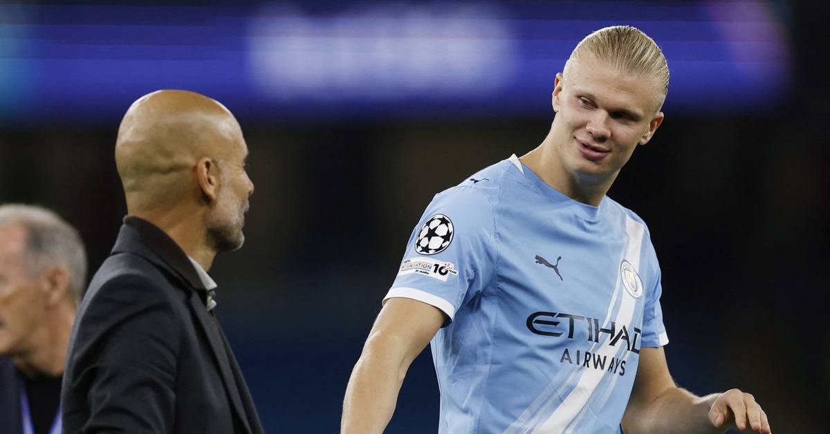 Haaland lập kỷ lục ghi bàn ở Champions League, Man City thắng 10 người Napoli