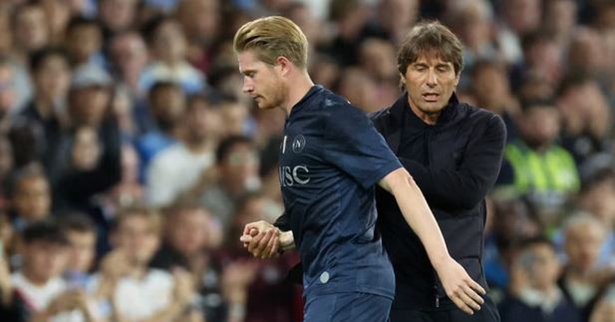 HLV Conte: 'Số phận nghiệt ngã với De Bruyne, thẻ đỏ hủy hoại trận đấu'