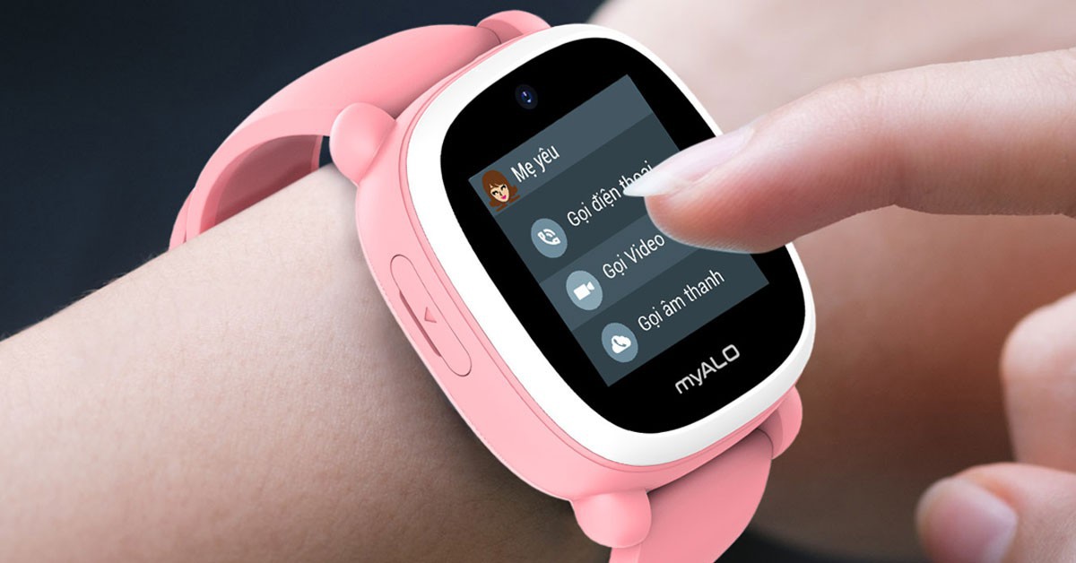 Đồng hồ trẻ em có gọi video, định vị GPS, xem thời khóa biểu