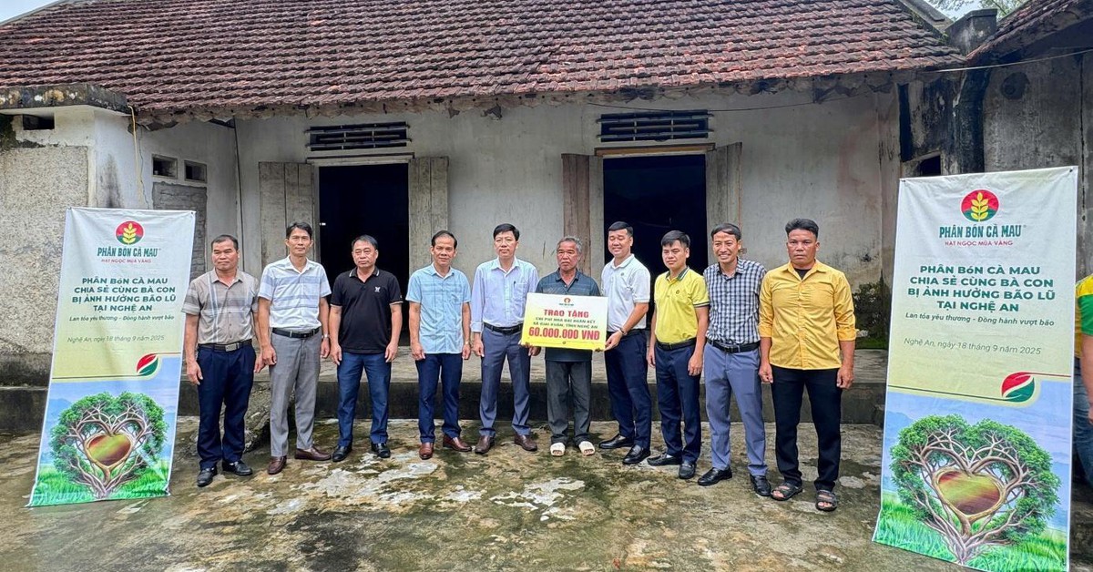 PVCFC đồng hành cùng đồng bào Nghệ An sau thiên tai