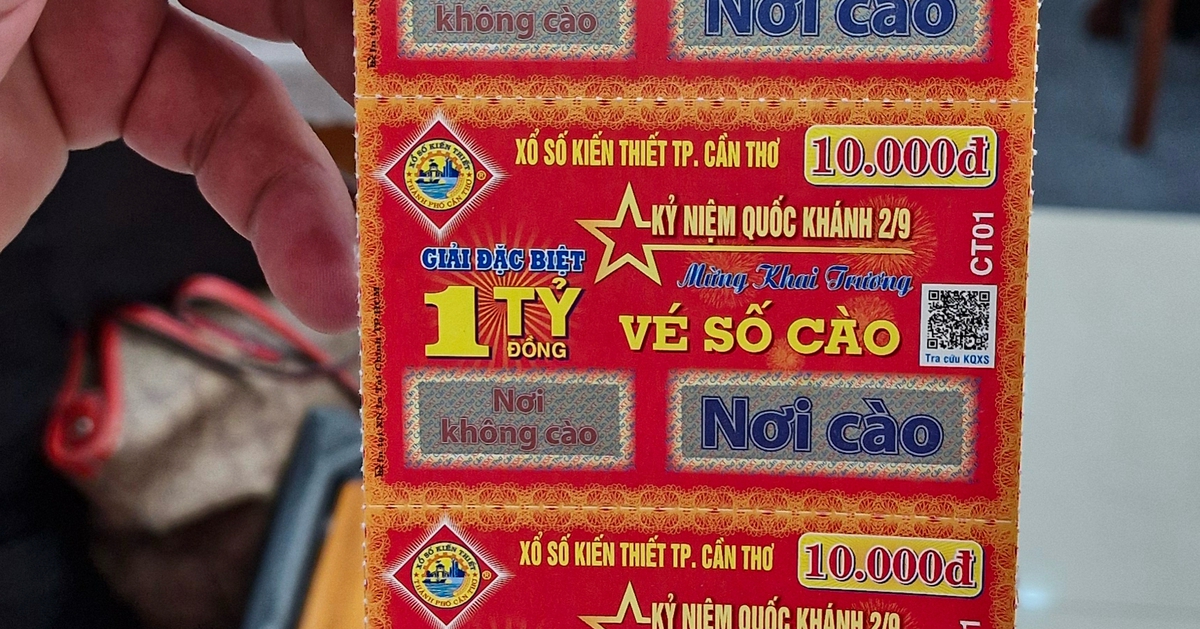 Vé số cào biết kết quả ngay trúng đến 1 tỉ đồng