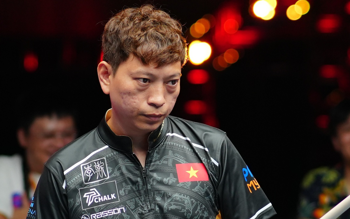 Hoàng ‘Sao’ thắng dễ, cơ thủ gốc Việt thua ‘tượng đài’ khiếm thính ở WPA Men's 10-Ball