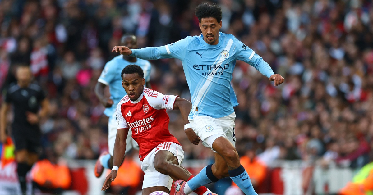 Man City 'tử thủ' bất thành, mất điểm phút cuối trước Arsenal