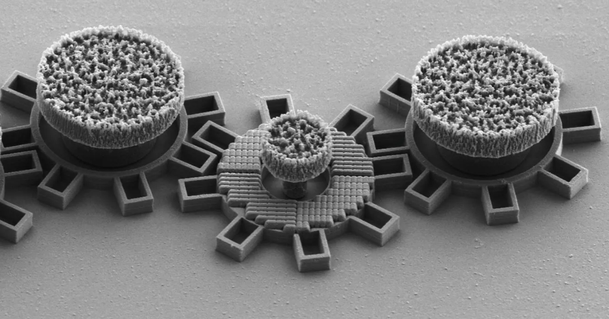 Phát minh bánh răng nhỏ hơn sợi tóc, chạy bằng ánh sáng