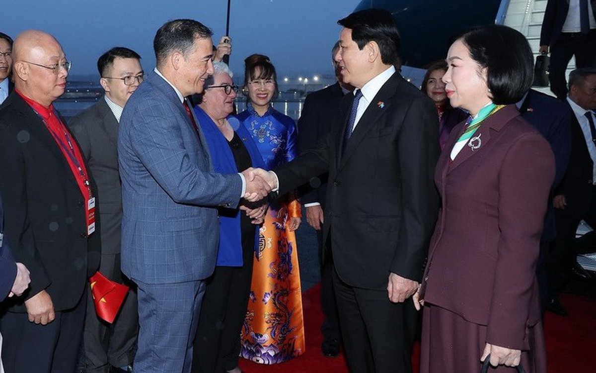 Chủ tịch nước Lương Cường đến bang Washington, bắt đầu chuyến công tác Mỹ