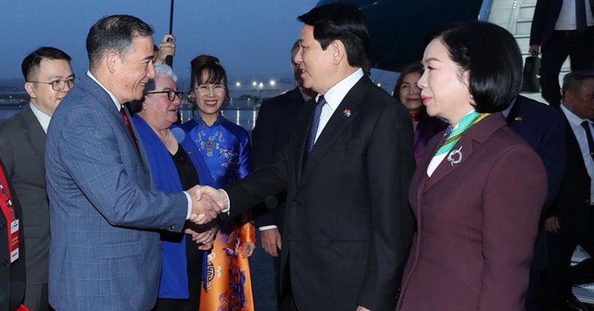 Chủ tịch nước Lương Cường đến bang Washington, bắt đầu chuyến công tác Mỹ