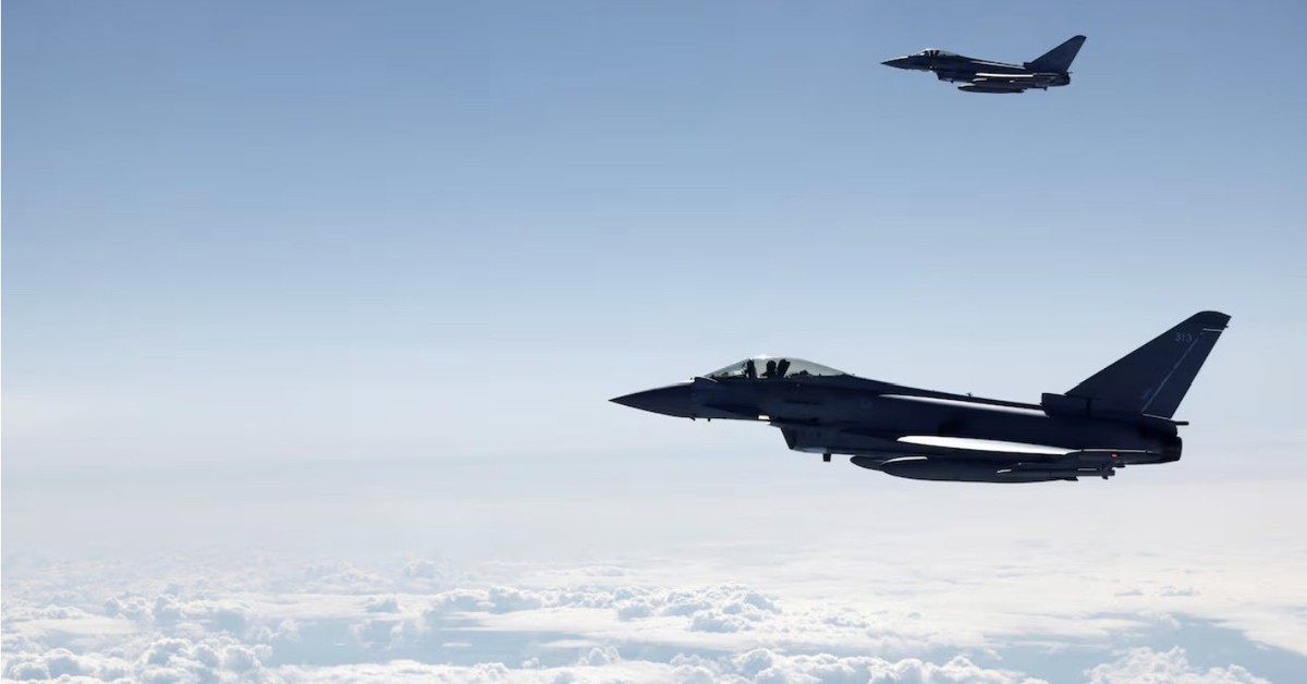 Máy bay chiến đấu Anh lần đầu tuần tra trên bầu trời Ba Lan