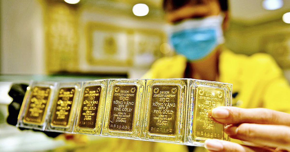 Giá vàng miếng SJC tăng 1 triệu đồng/lượng