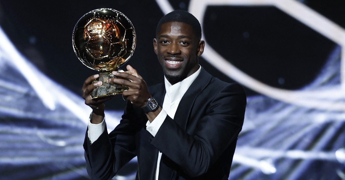 Quả bóng vàng Dembele chỉ giỏi thứ 7 thế giới, vì sao?