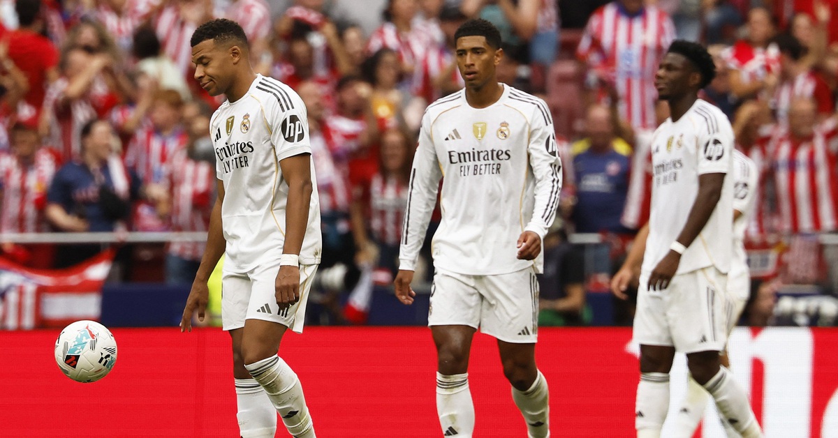 Mbappe ghi bàn, Real vẫn thất bại trước Atletico với tỉ số khó tin