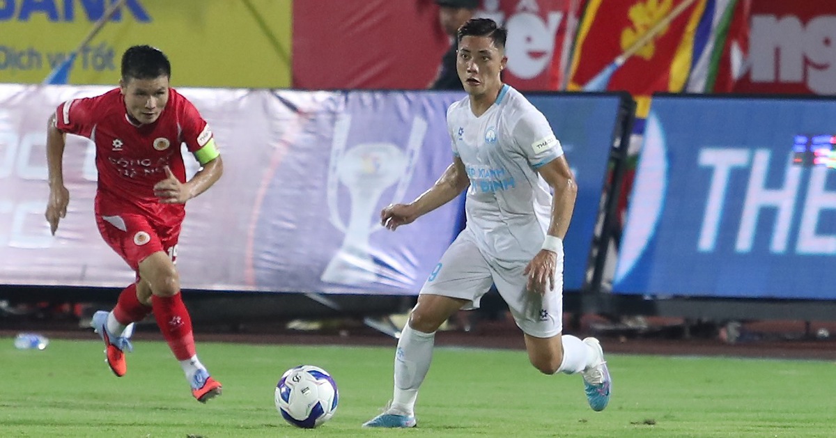 Nam Định - Công An Hà Nội (hiệp 1) 0-0: Nguyên Mạnh cứu thua cho chủ nhà