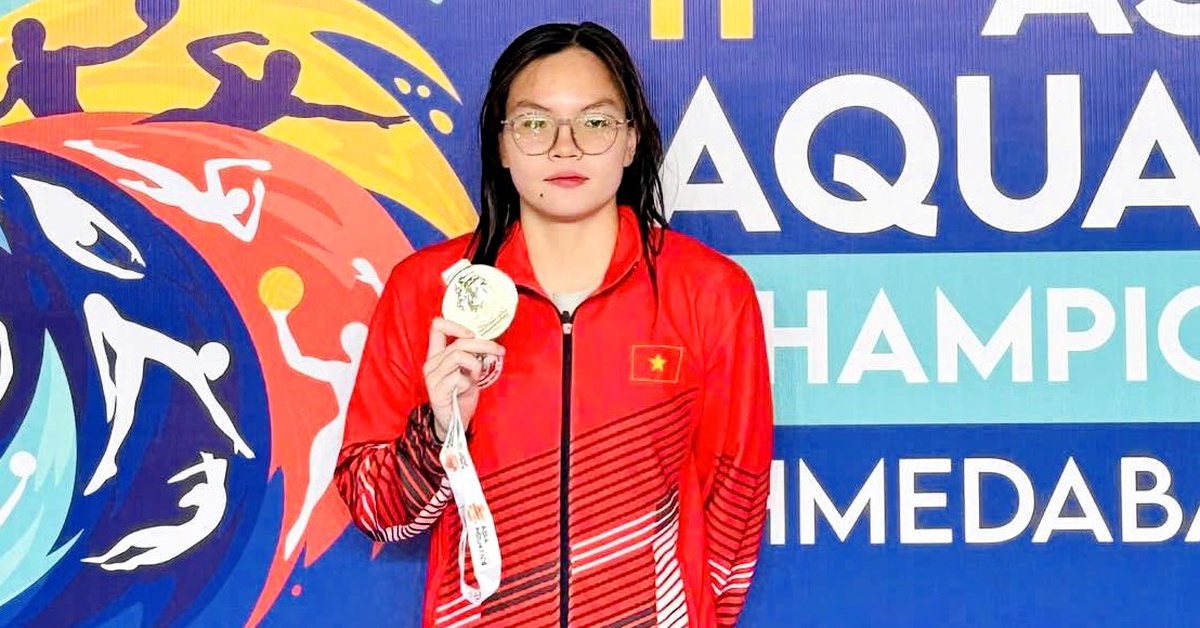Khả Nhi giành huy chương lịch sử cho đội bơi TP.HCM tại Giải vô địch châu Á