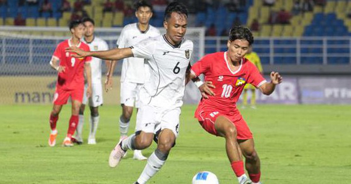 U23 Lào gây sốc khi cầm hòa Indonesia