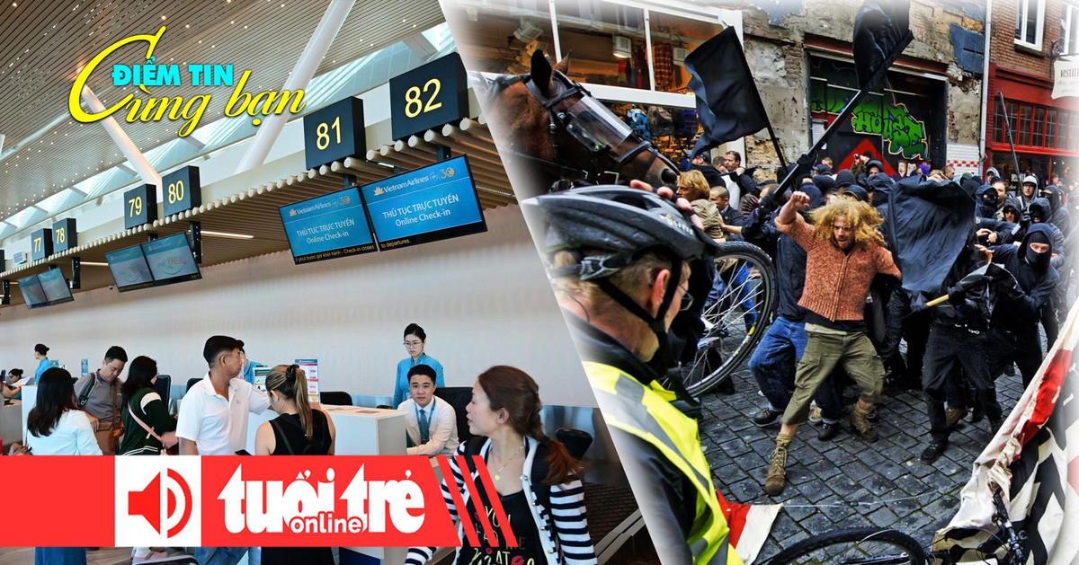 Điểm tin 8h: Mở sớm 3,5 triệu vé máy bay dịp Tết; 'Cuộc chiến chiếm đất' ở Amsterdam quay trở lại