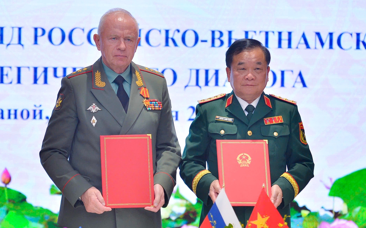 Việt Nam - Nga ký biên bản Đối thoại chiến lược quốc phòng