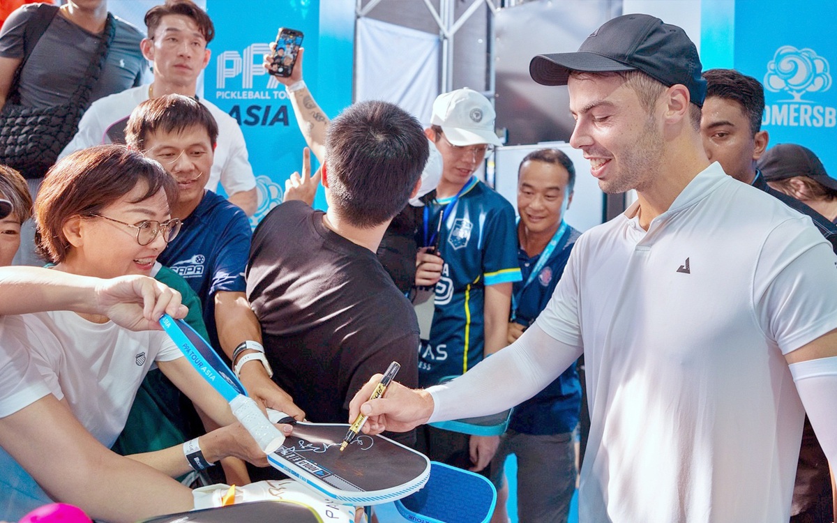 Ben Johns khuấy động giải pickleball lớn nhất Việt Nam