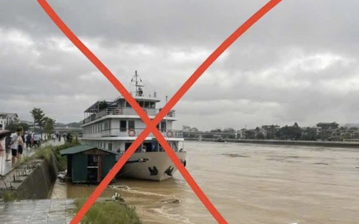 Xử phạt nam thanh niên dùng AI tạo ảnh giả tung tin có tàu lạ trôi dạt vào Lào Cai