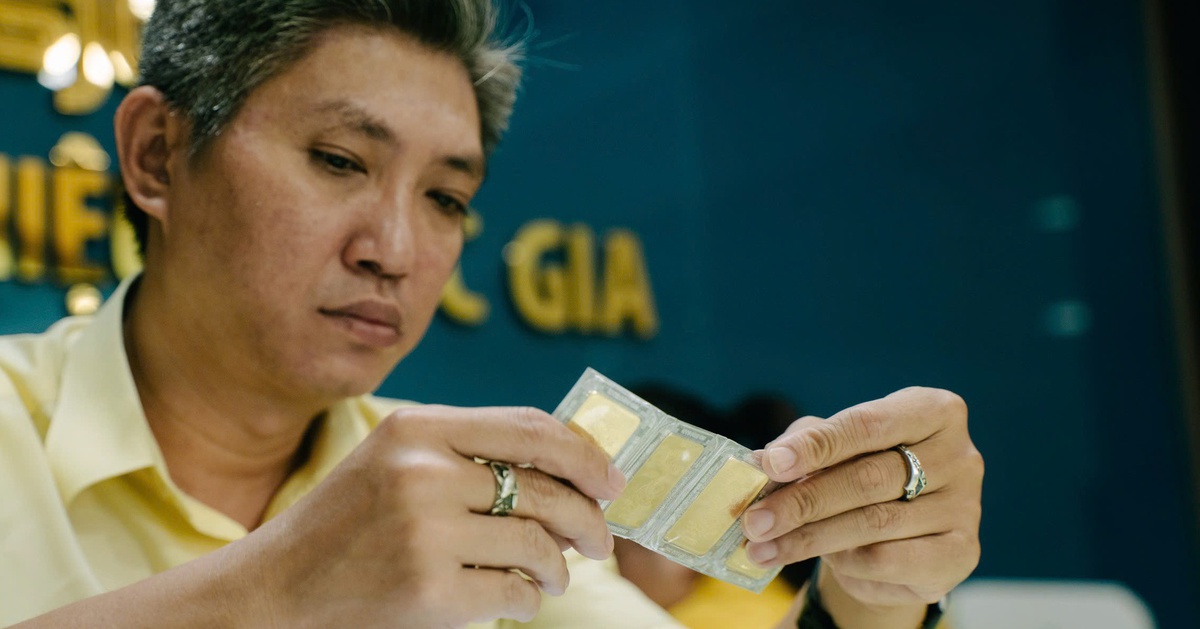 Giá vàng miếng SJC tăng lên 134,4 triệu đồng/lượng