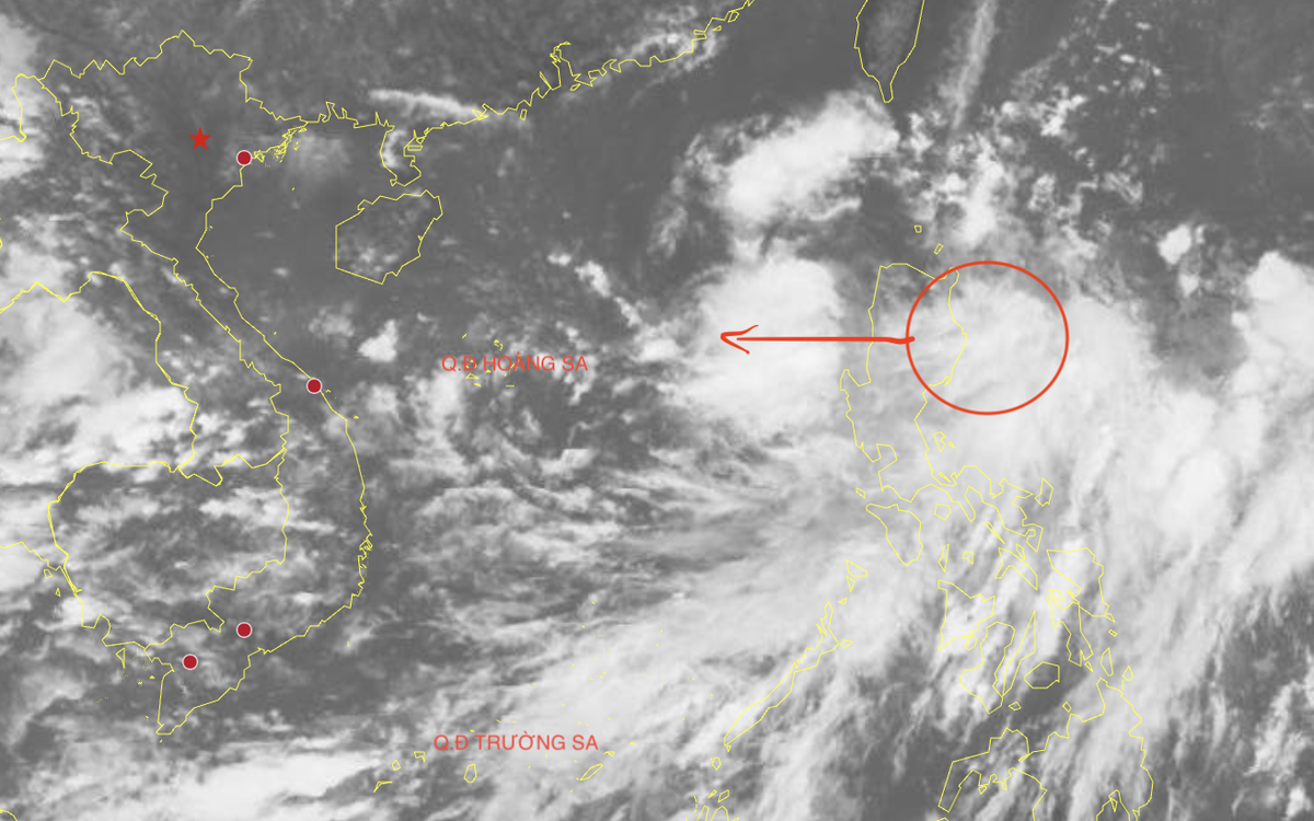 Nad severnim delom Južnokitajskega morja se lahko oblikuje tropski ciklon