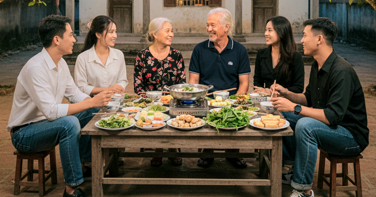 Nhớ má tiếng gọi cơm chiều, Tý ơi