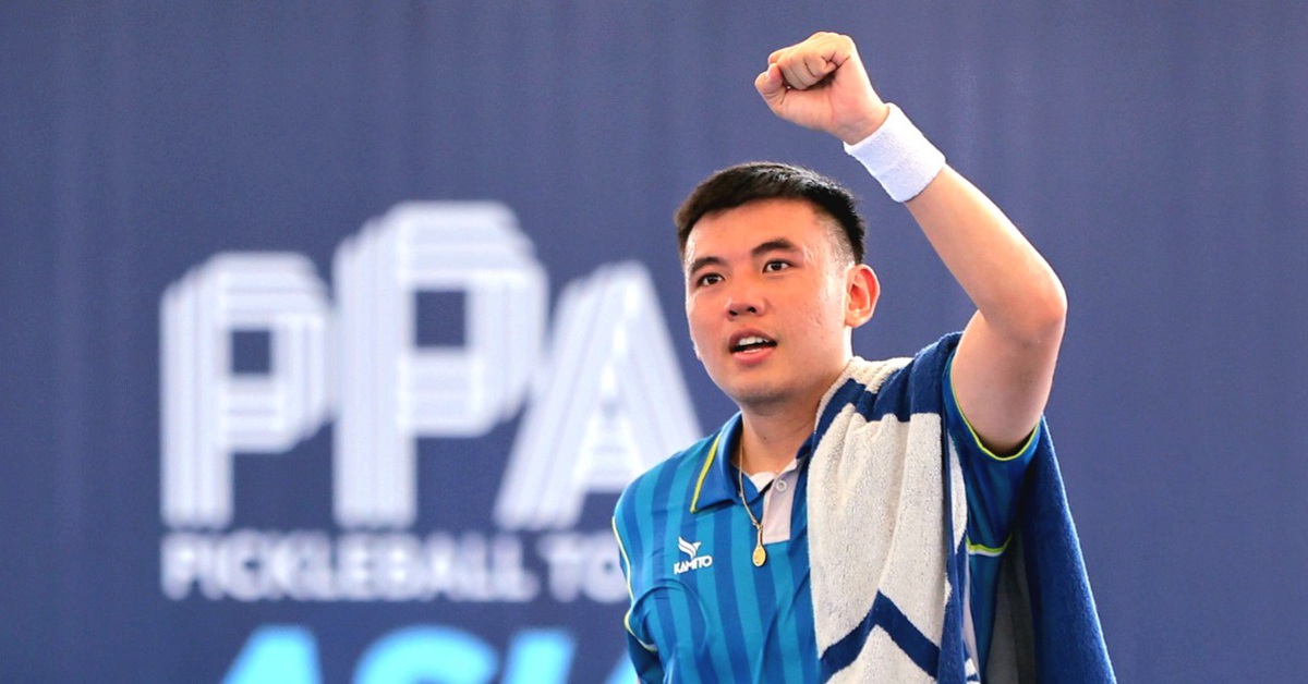 Lý Hoàng Nam lần đầu vào chung kết pickleball PPA Asia