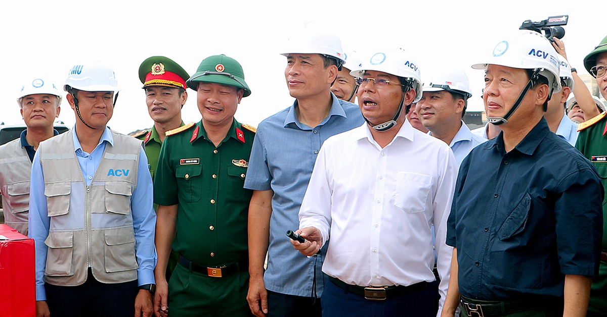 Bay hiệu chuẩn đường băng số 1 sân bay Long Thành vào ngày 25-9