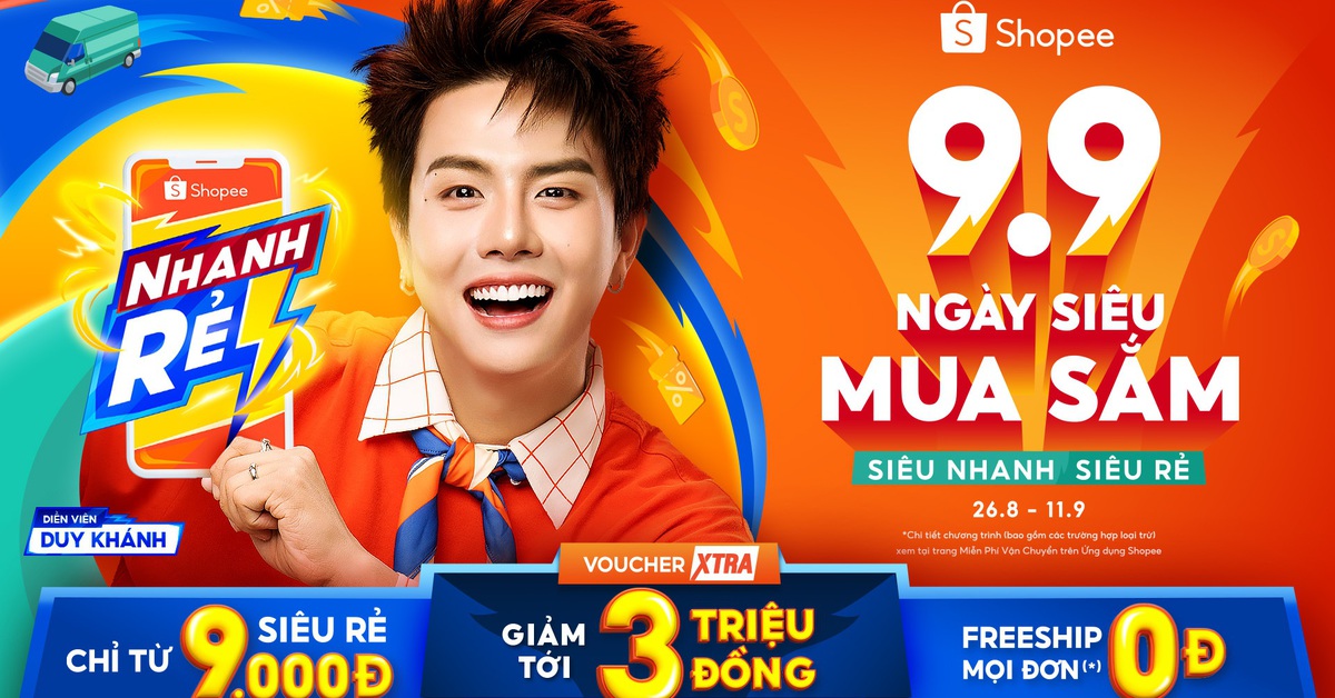 Khởi động ‘9-9 Ngày Siêu Mua Sắm’, Shopee kích cầu tiêu dùng mùa cuối năm