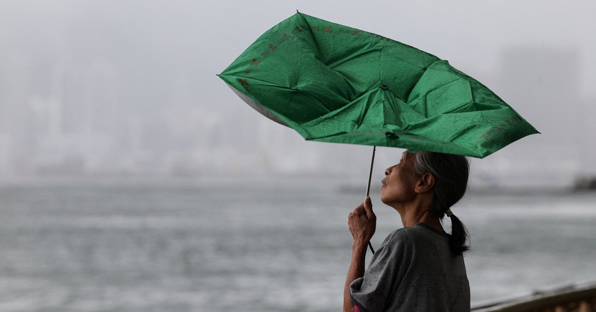 Bão Tapah đổ bộ Quảng Đông, 60.000 người sơ tán