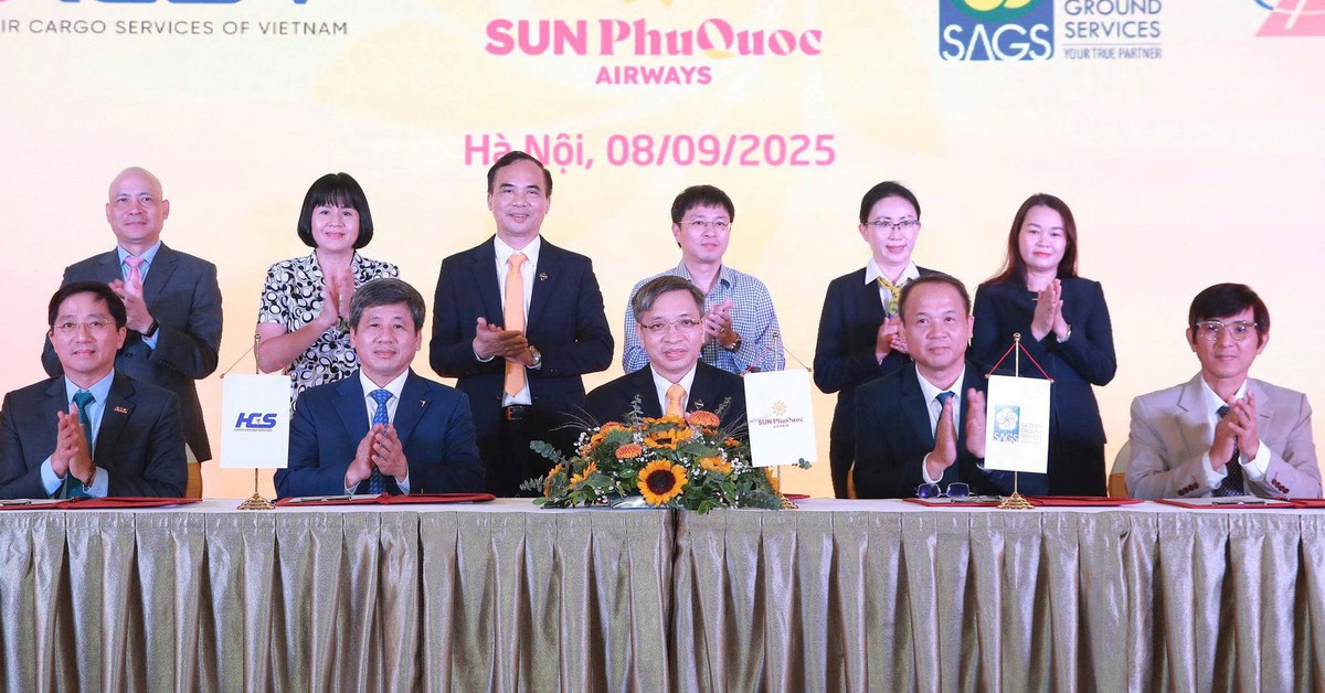 Các công ty thành viên của ACV và Sun PhuQuoc Airways ký kết hợp đồng cung cấp dịch vụ
