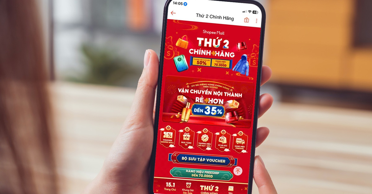 Mua sắm chính hãng trên Shopee Mall: Người dùng và thương hiệu cùng hưởng lợi