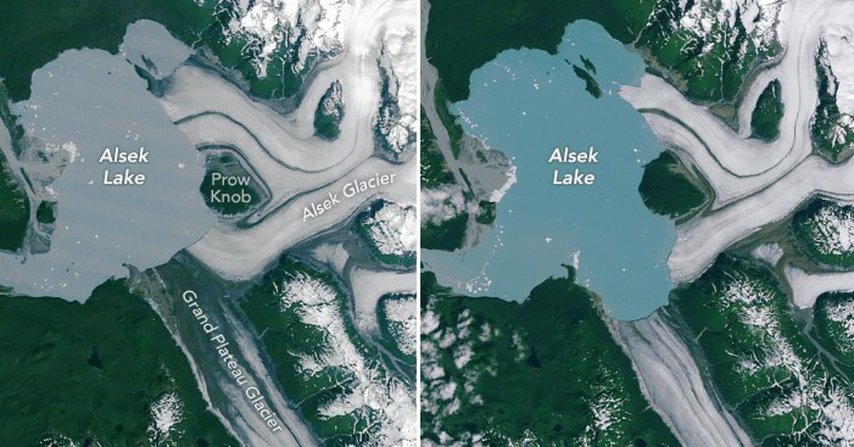 Đảo mới bất ngờ trồi lên giữa Alaska, NASA báo động