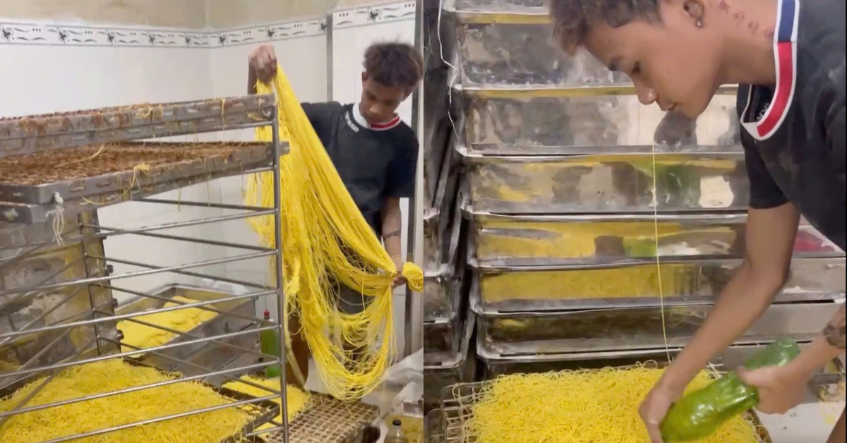 Công an TP.HCM khởi tố 2 vợ chồng sản xuất hàng tấn mì sợi trộn hàn the