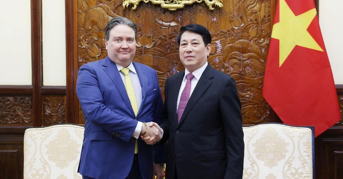 Chủ tịch nước Lương Cường tiếp Đại sứ Mỹ tại Việt Nam đến chào từ biệt