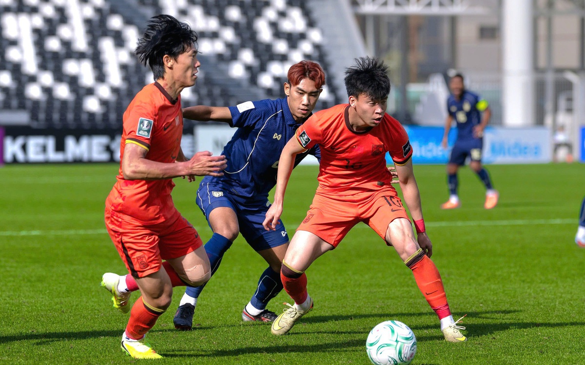 Cả vòng bảng chỉ ghi đúng 1 bàn, ít hơn cả Thái Lan nhưng U23 Trung Quốc vẫn đi tiếp