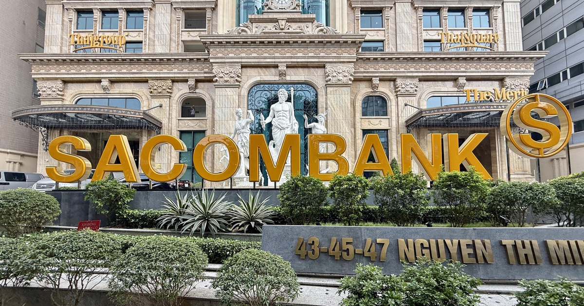 Logo Sacombank bất ngờ xuất hiện tại tòa nhà Thaigroup