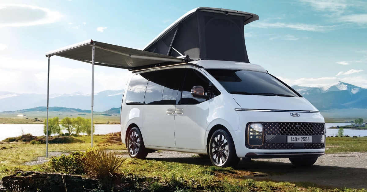 Nhà di động điện Hyundai cùng cỡ Kia Carnival, chạy 400km/sạc, thiết kế như phi thuyền không gian