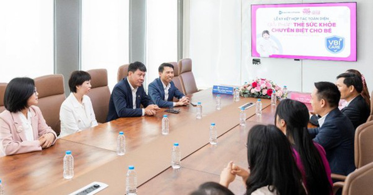 Bảo hiểm VBI và Con Cưng hợp tác thúc đẩy bảo hiểm sức khoẻ trẻ em