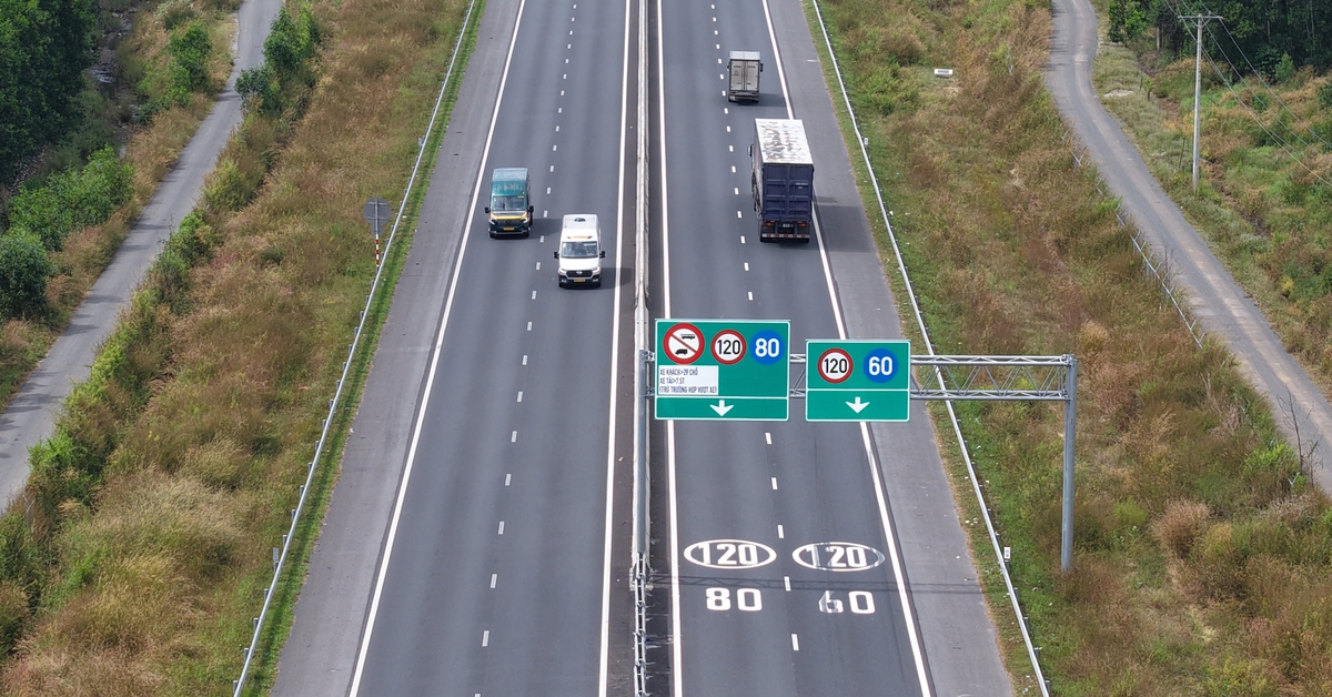 Phân làn theo tốc độ, loại xe chạy trên cao tốc Phan Thiết - Dầu Giây: Thông thoáng và an toàn hơn