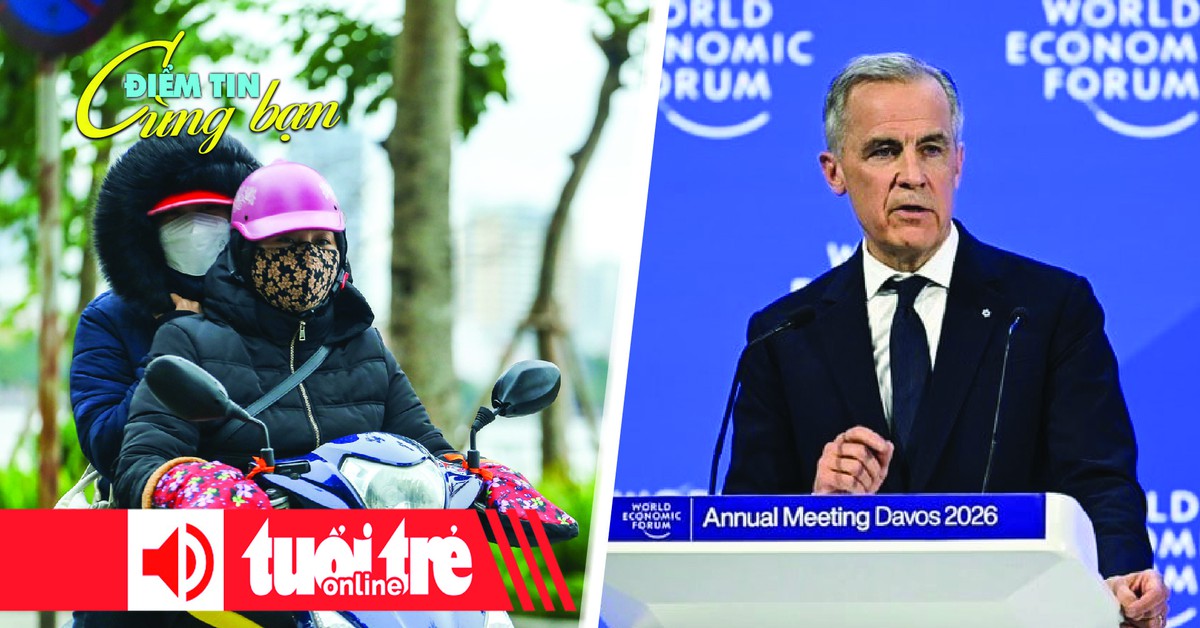 Điểm tin 18h: Miền Bắc rét nhất 0 độ C, nhiều nơi giảm 4-10 độ C; Greenland phủ bóng Davos