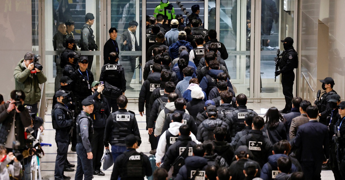 Hàn Quốc bắt thêm 73 nghi phạm lừa đảo từ Campuchia, có người phẫu thuật thẩm mỹ để trốn