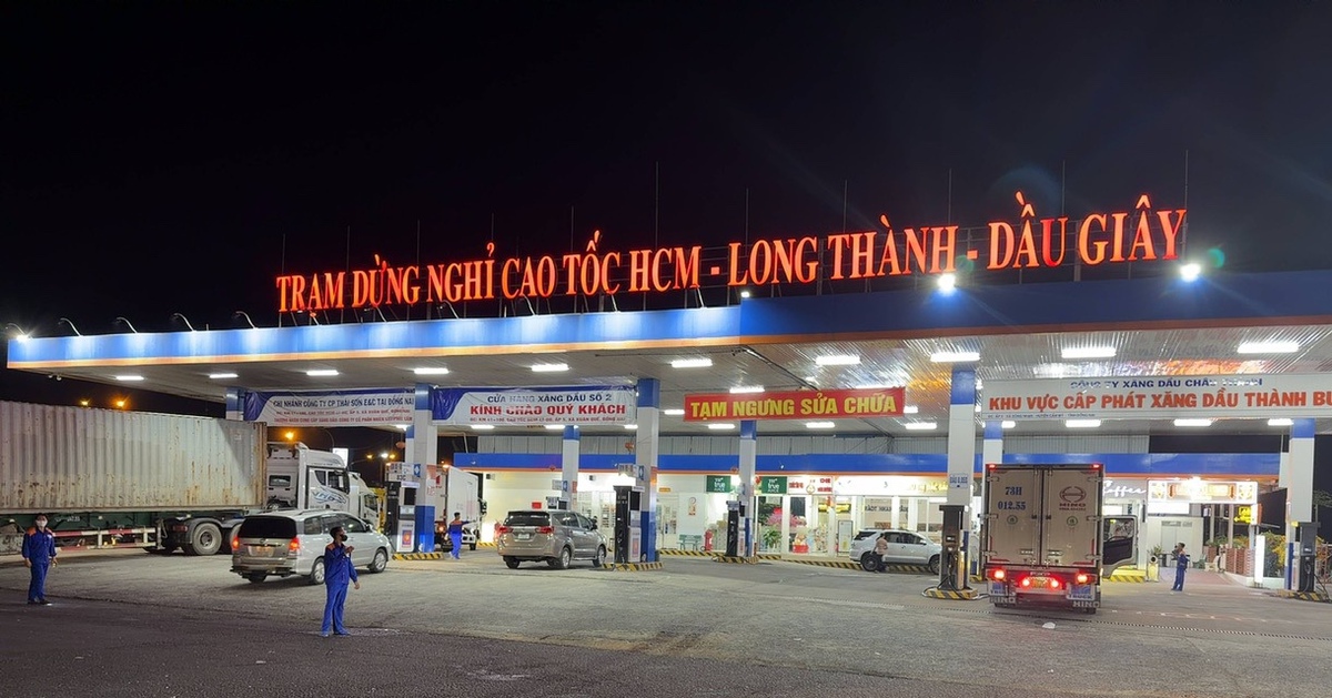 Châu Thành thông báo ngưng bán xăng dầu trên cao tốc TP.HCM - Long Thành từ ngày 24-1